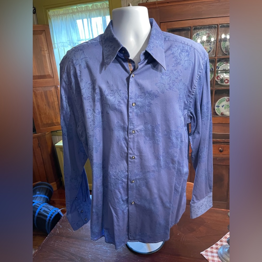 Robert Graham designer shirt 2XL